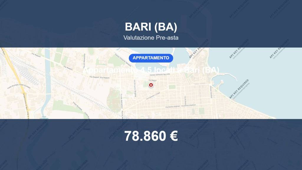 appartamento in vendita a Bari in zona Libertà