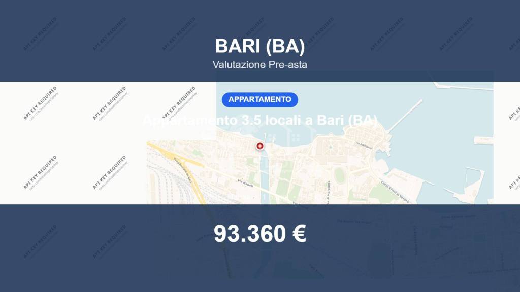 appartamento in vendita a Bari in zona San Girolamo
