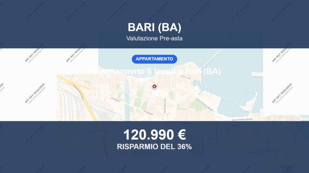 appartamento in vendita a Bari in zona Carbonara