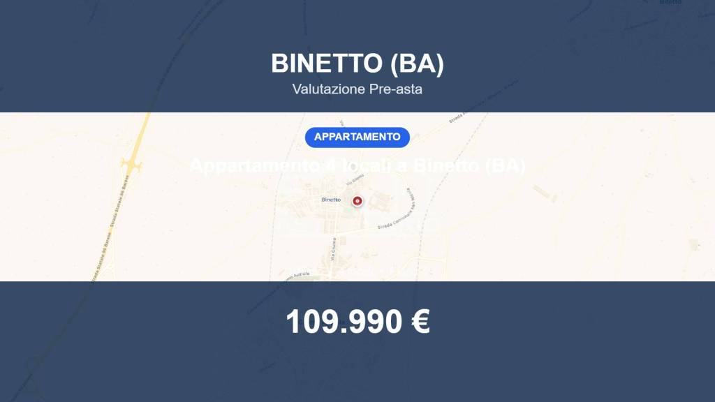 appartamento in vendita a Binetto