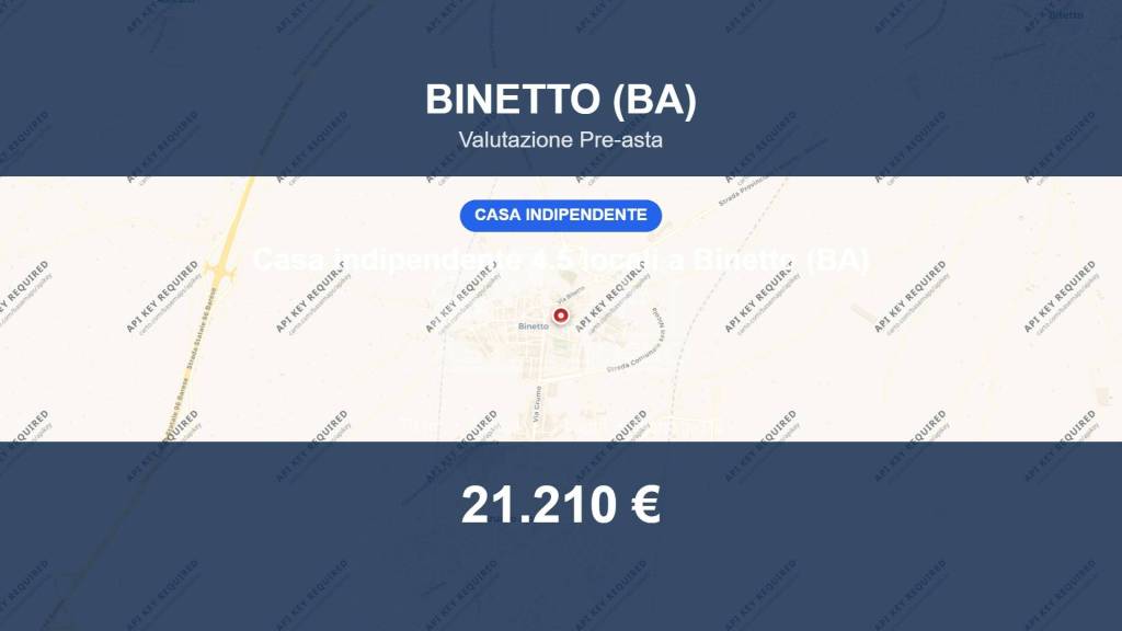 casa indipendente in vendita a Binetto