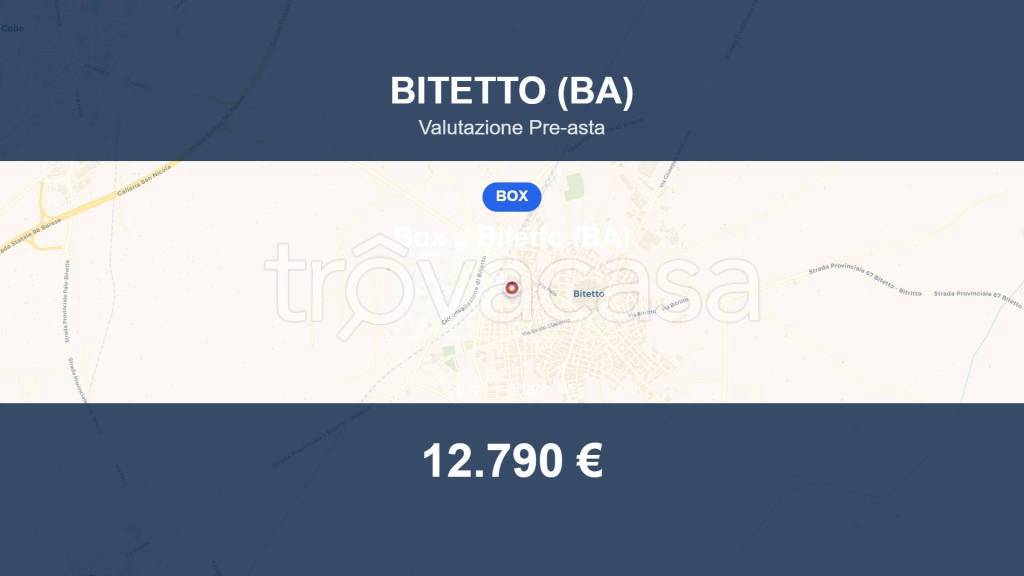 box auto in vendita a Bitetto in zona Contrada Fratta