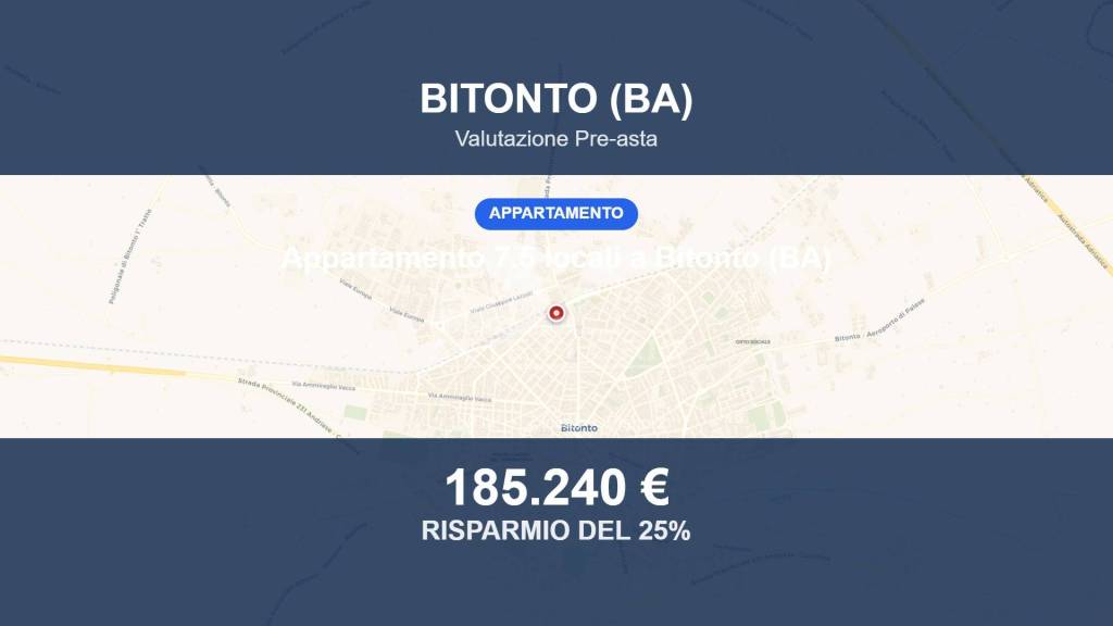 appartamento in vendita a Bitonto