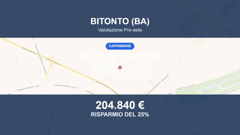 locale commerciale in vendita a Bitonto