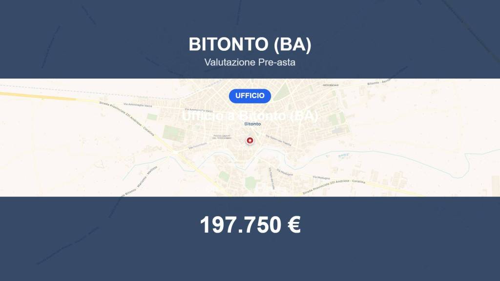 ufficio in vendita a Bitonto in zona Borgo Antico