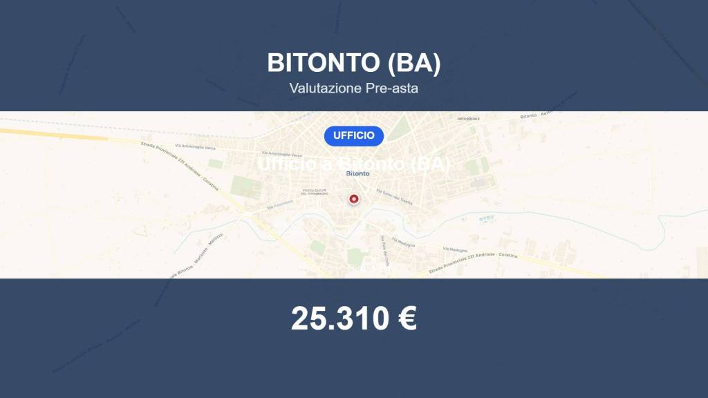 ufficio in vendita a Bitonto in zona Borgo Antico