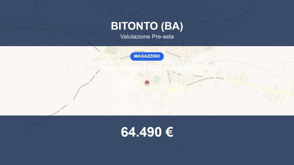 locale commerciale in vendita a Bitonto