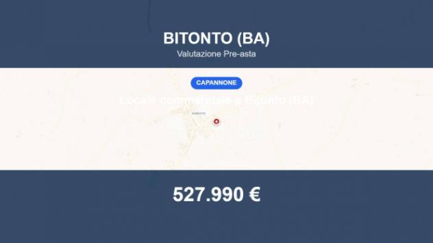 locale commerciale in vendita a Bitonto in zona Mariotto