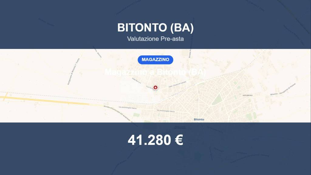 locale di sgombero in vendita a Bitonto