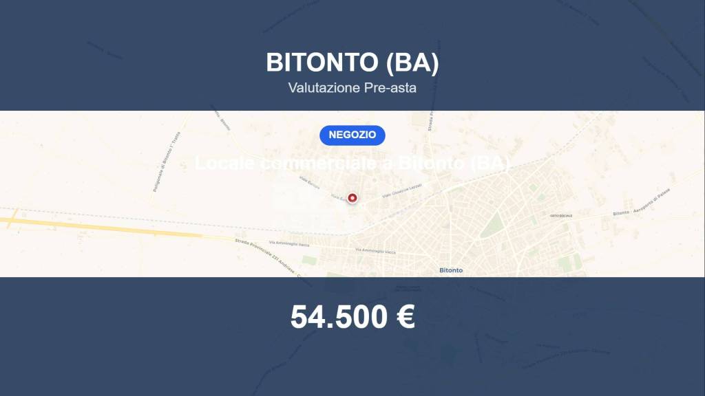 negozio in vendita a Bitonto