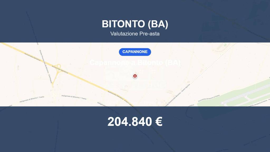locale commerciale in vendita a Bitonto