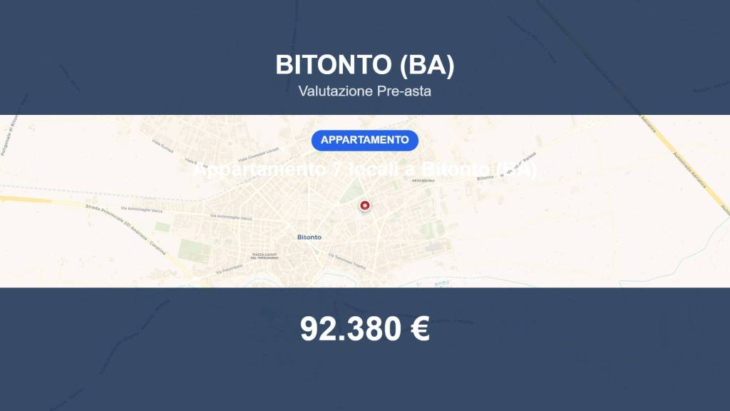 appartamento in vendita a Bitonto