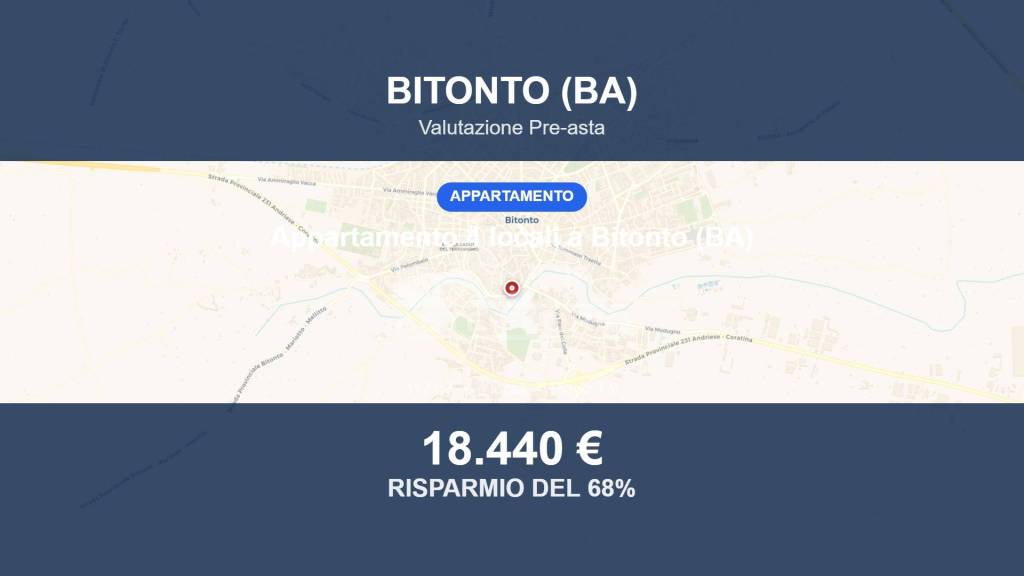 appartamento in vendita a Bitonto in zona Borgo Antico