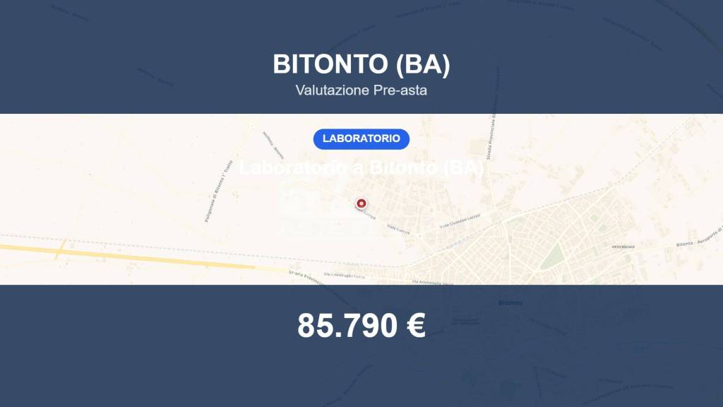locale commerciale in vendita a Bitonto
