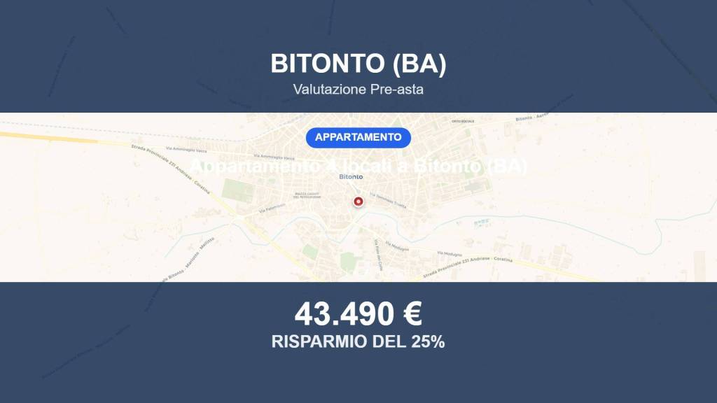 appartamento in vendita a Bitonto in zona Centro Città