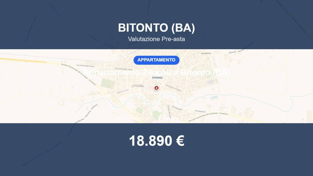 appartamento in vendita a Bitonto in zona Borgo Antico
