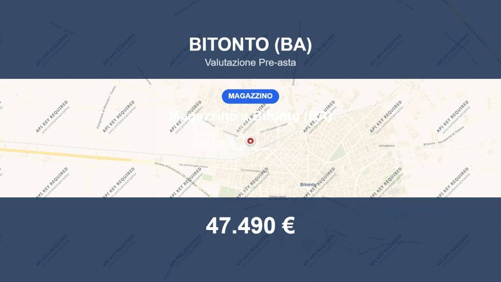 locale commerciale in vendita a Bitonto