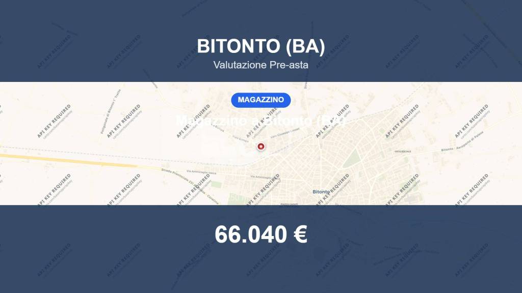 locale commerciale in vendita a Bitonto