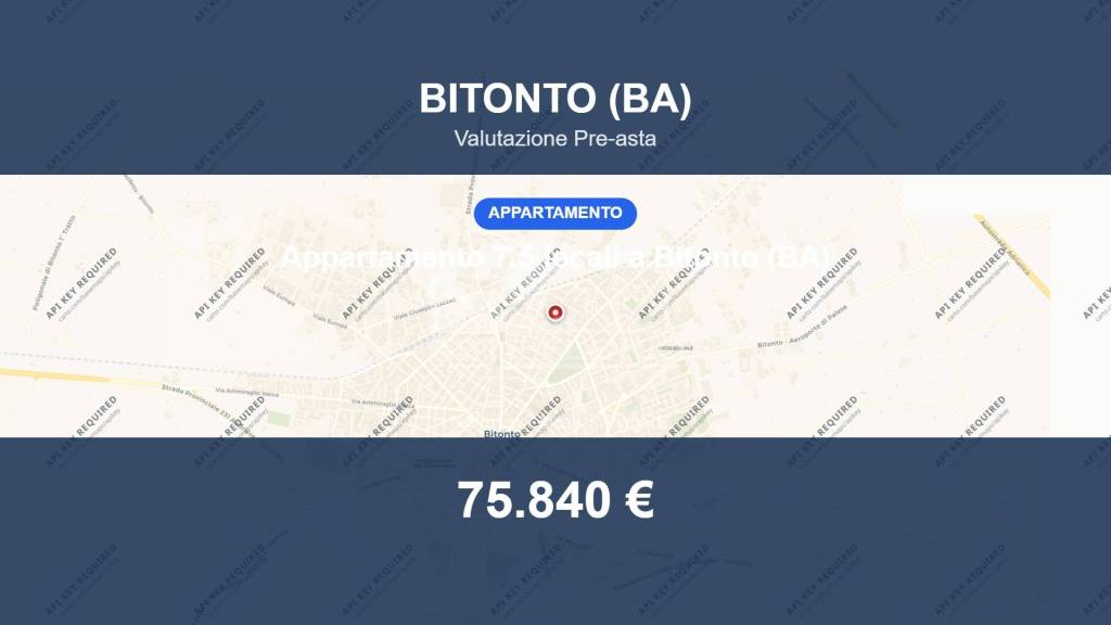 appartamento in vendita a Bitonto