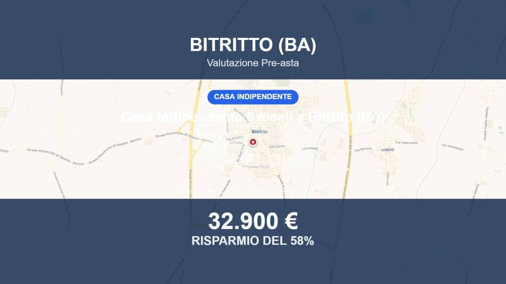 casa indipendente in vendita a Bitritto
