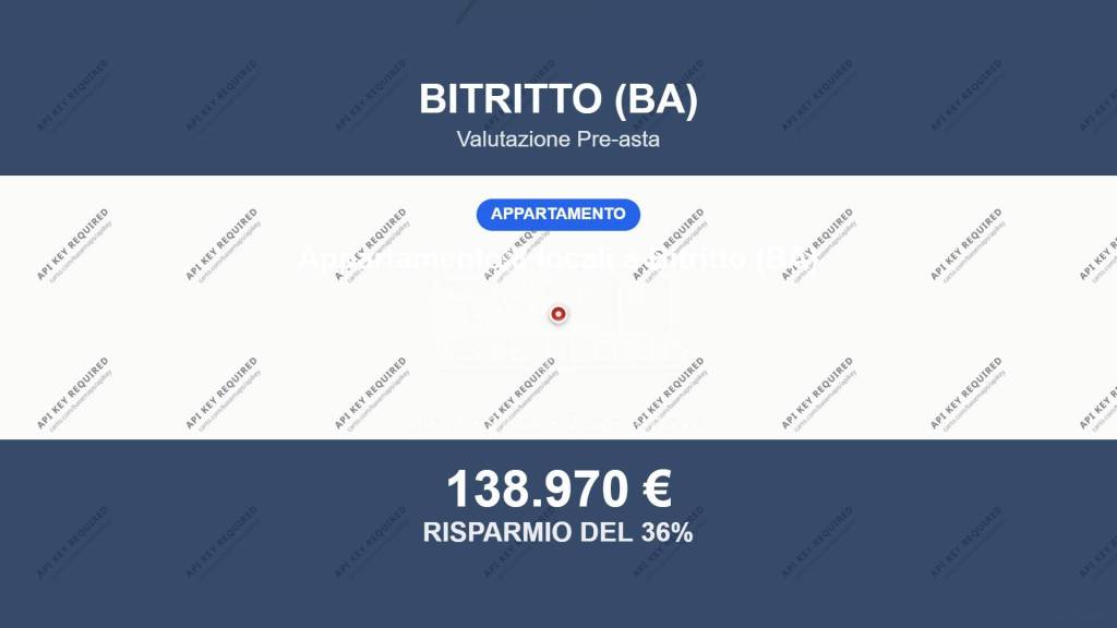 appartamento in vendita a Bitritto