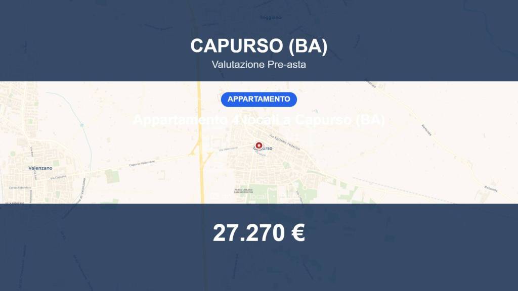 appartamento in vendita a Capurso