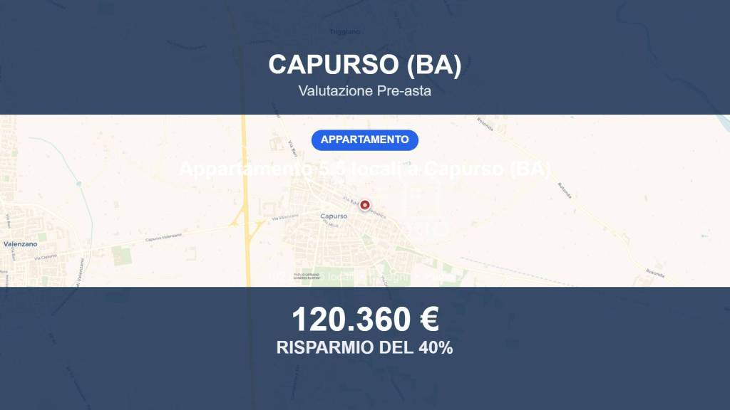 appartamento in vendita a Capurso