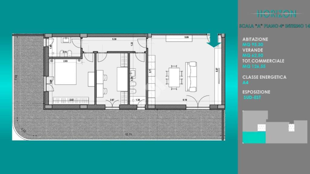 appartamento in vendita a Casamassima