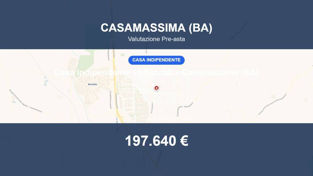 casa indipendente in vendita a Casamassima