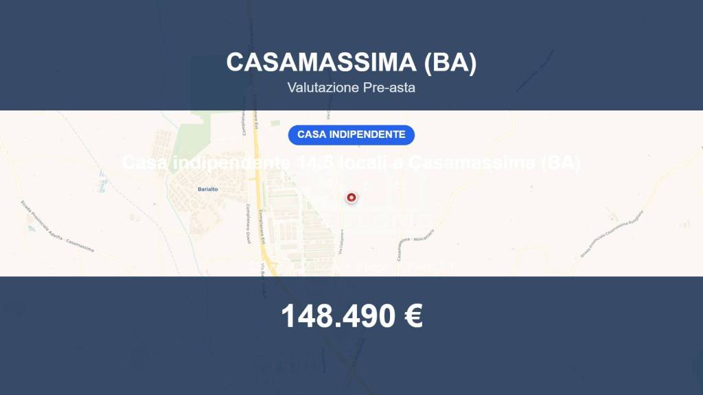 casa indipendente in vendita a Casamassima