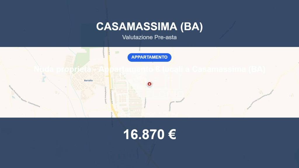 appartamento in vendita a Casamassima