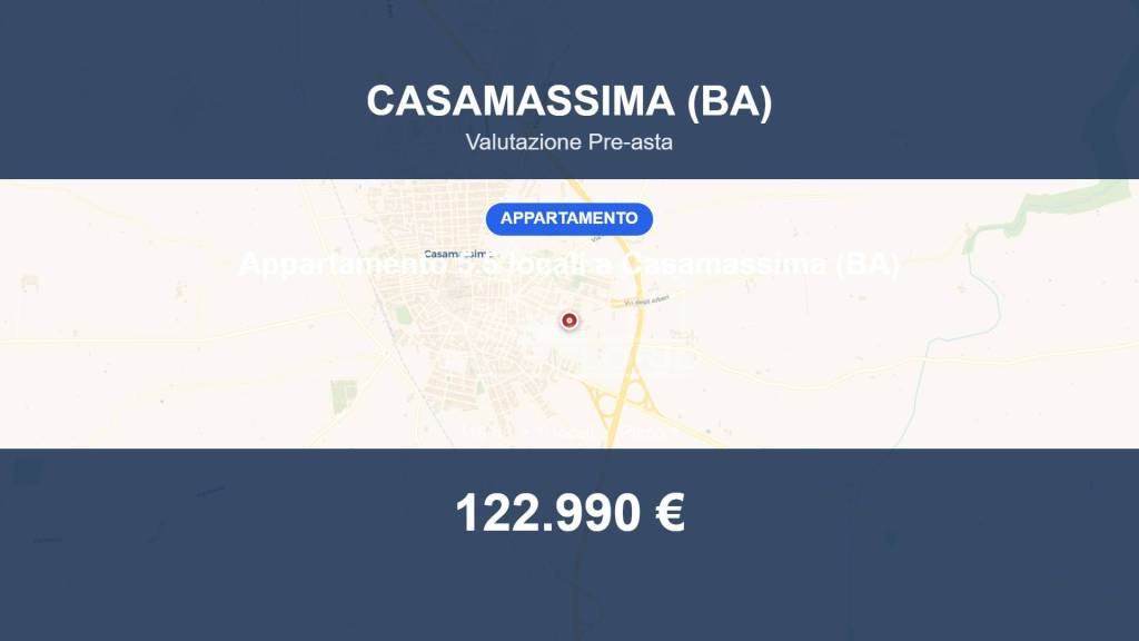 appartamento in vendita a Casamassima