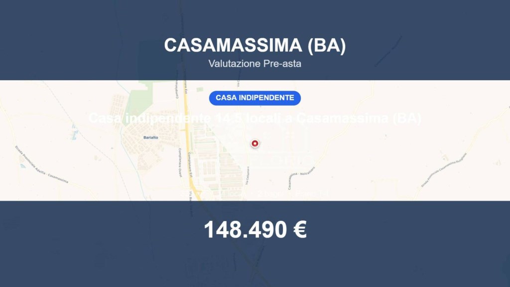 casa indipendente in vendita a Casamassima