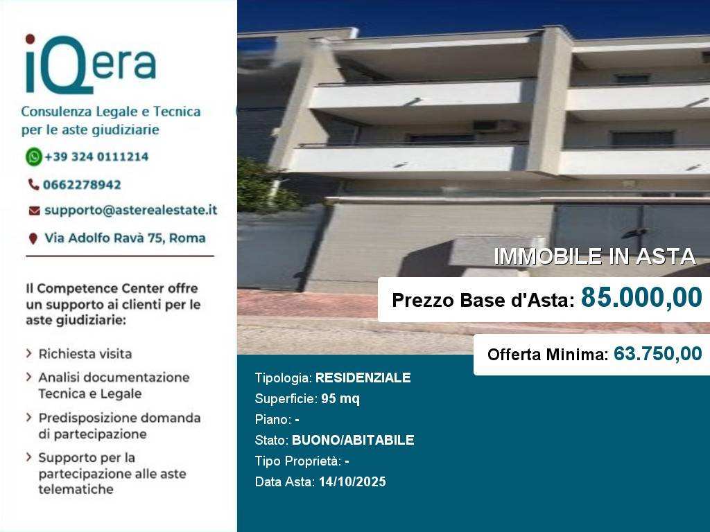 appartamento in vendita a Cassano delle Murge