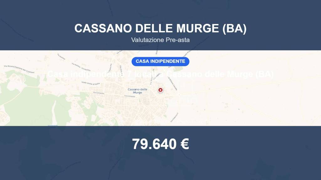 casa indipendente in vendita a Cassano delle Murge