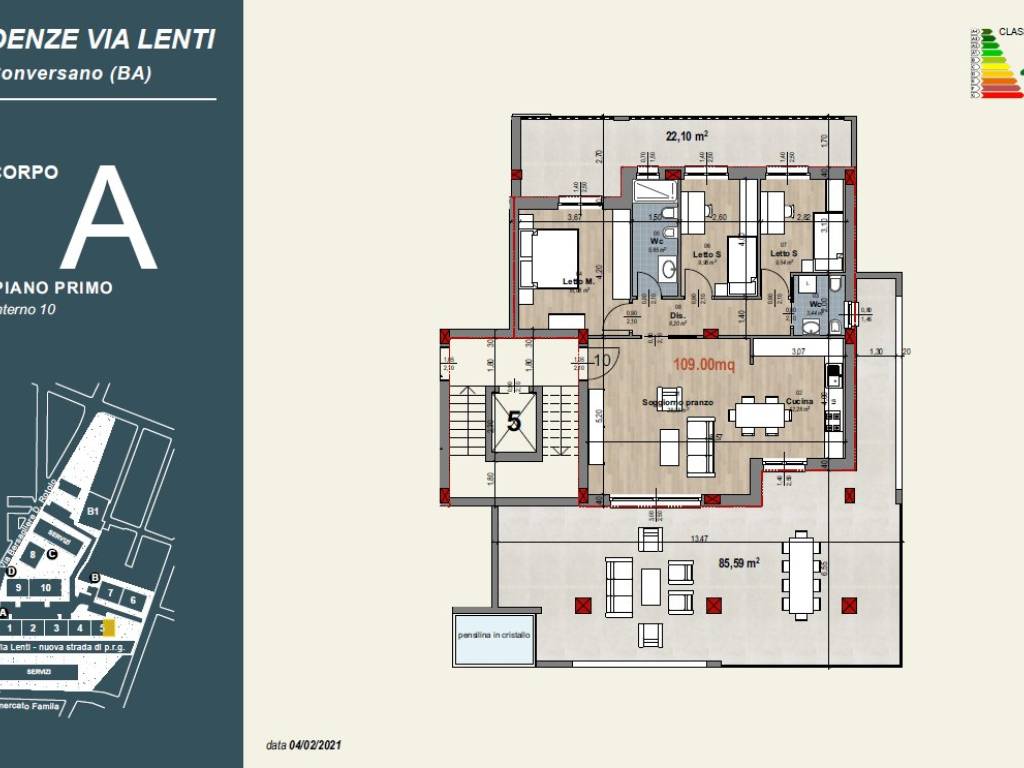 appartamento in vendita a Conversano