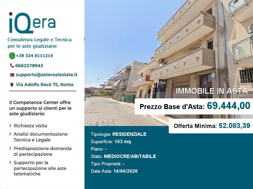 appartamento in vendita a Conversano