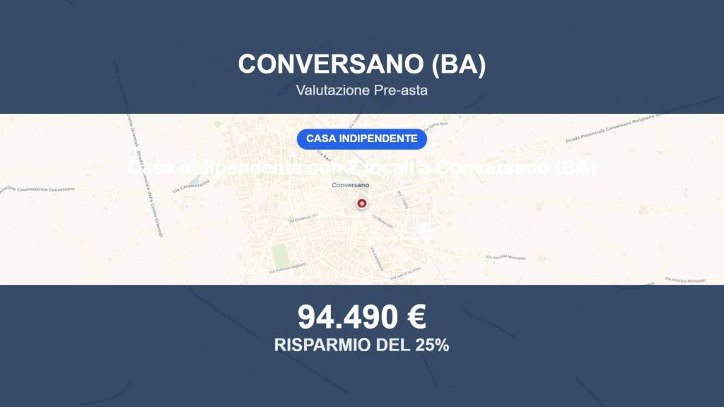 casa indipendente in vendita a Conversano
