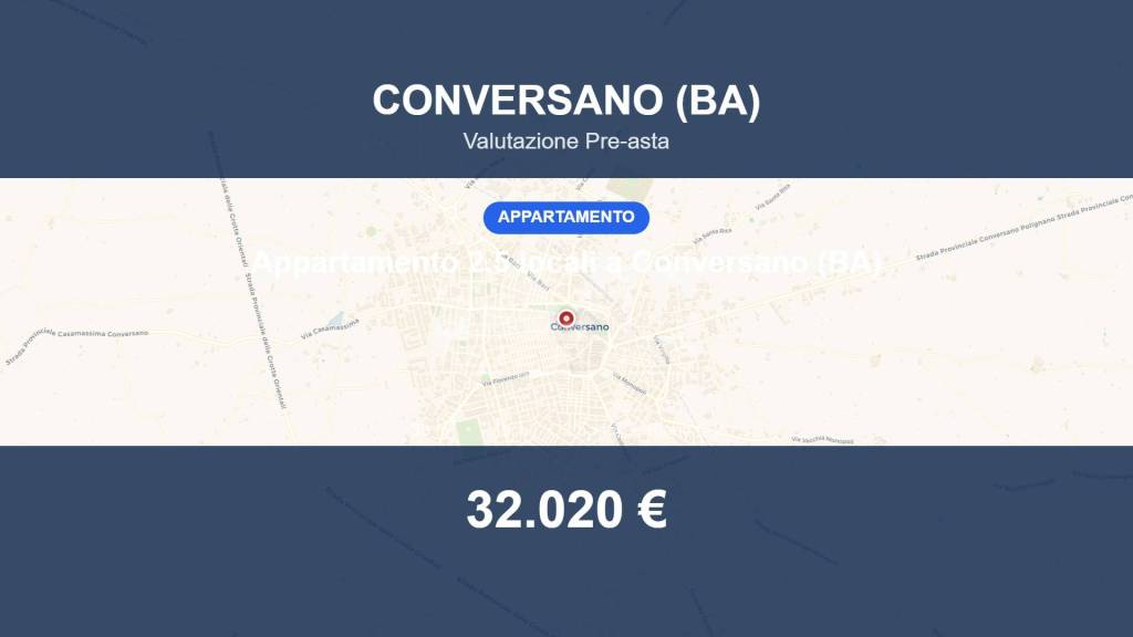 appartamento in vendita a Conversano