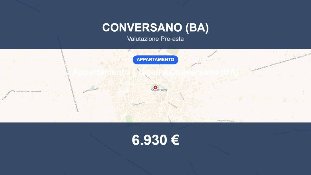 appartamento in vendita a Conversano