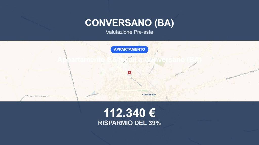 appartamento in vendita a Conversano