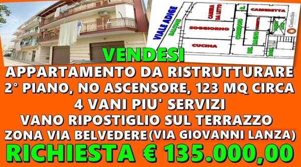 appartamento in vendita a Corato in zona Centro Storico