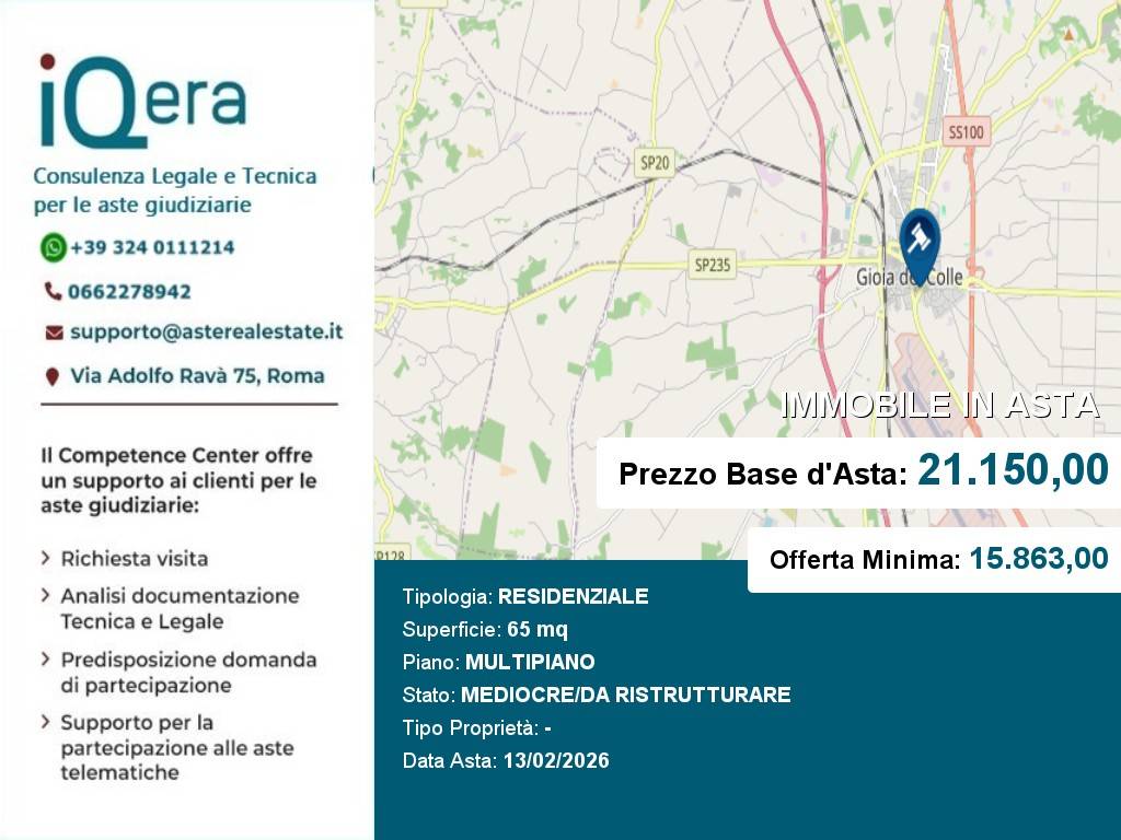 appartamento in vendita a Gioia del Colle