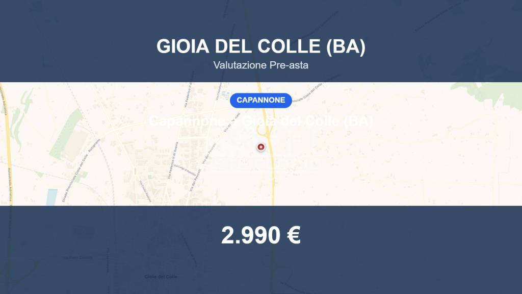 locale commerciale in vendita a Gioia del Colle