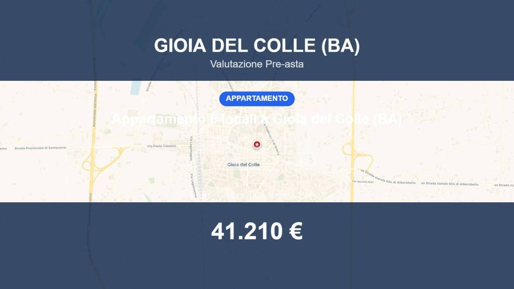 appartamento in vendita a Gioia del Colle
