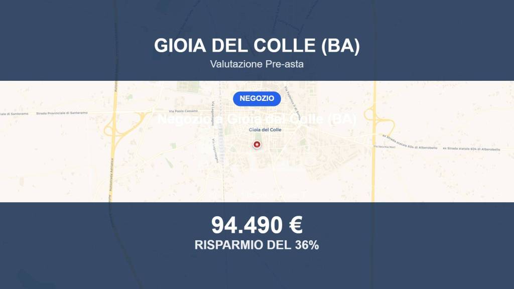 negozio in vendita a Gioia del Colle