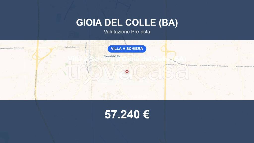 casa indipendente in vendita a Gioia del Colle in zona Monte Sannace