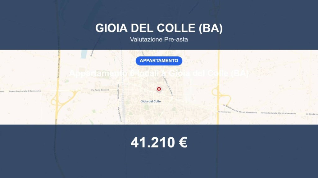appartamento in vendita a Gioia del Colle