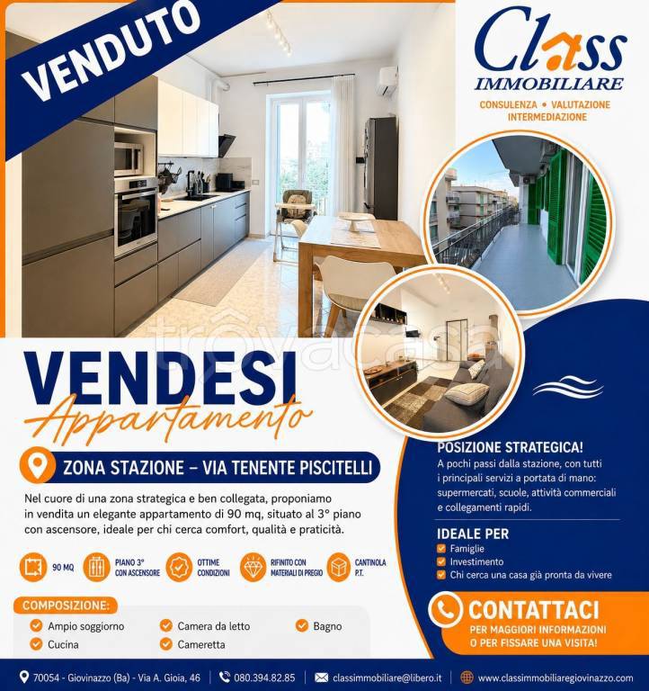appartamento in vendita a Giovinazzo