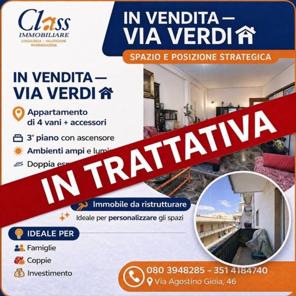 appartamento in vendita a Giovinazzo